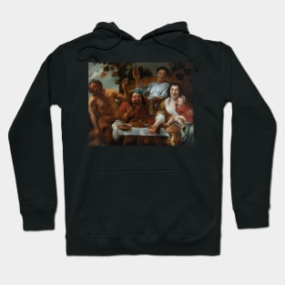 Le Satyre et le Paysan by Workshop of Jacob Jordaens Hoodie